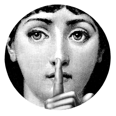 Декоративная тарелка Fornasetti 002 Декоративная тарелка Fornasetti 002