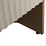 Тумба под телевизор серая с мраморной столешницей Uniqueness Marble варинант исполнения - 8 | Loft Concept в Саратове