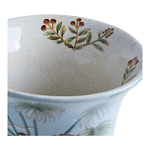 Ваза из фарфора с бронзовыми элементами Tropical Garden варинант исполнения - 4 | Loft Concept в Саратове