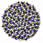 Панно «Цветение виолы» варинант исполнения - 1 | Loft Concept в Саратове