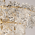 Люстра многоярусная с объемными прозрачными цветами Hanging Flowers варинант исполнения - 4 | Loft Concept в Саратове