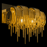 Бра с металлическими дугами и цепочками 33 см Atlantis Chain варинант исполнения - 8 | Loft Concept в Саратове