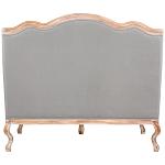 Диван двухместный из массива бука светло-серый Solid Luxury варинант исполнения - 2 | Loft Concept в Саратове