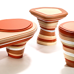 Комплект кофейных столиков Vorlon Desert three tables варинант исполнения - 4 | Loft Concept в Саратове