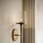 Бра настенное с прозрачным стеклянным абажуром Simple Pure Form варинант исполнения - 5 | Loft Concept в Саратове