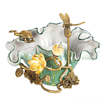 Чаша фигурная с обитателями леса и цветами Eden Garden варинант исполнения - 1 | Loft Concept в Саратове