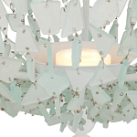 Люстра круглая с каскадом из декоративных элементов Sea Glass варинант исполнения - 3 | Loft Concept в Саратове