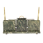 Настольный письменный набор из змеевика с гербом России Successful Leader варинант исполнения - 2 | Loft Concept в Саратове