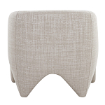 Дизайнерское кресло мягкое в белой обивке White Canvas варинант исполнения - 3 | Loft Concept в Саратове