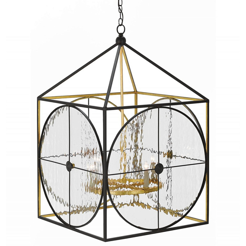 Люстра CURREY AND COMPANY SAGAMORE LANTERN Золотой Черный Люстра CURREY AND COMPANY SAGAMORE LANTERN Золотой Черный в Саратове | Loft Concept