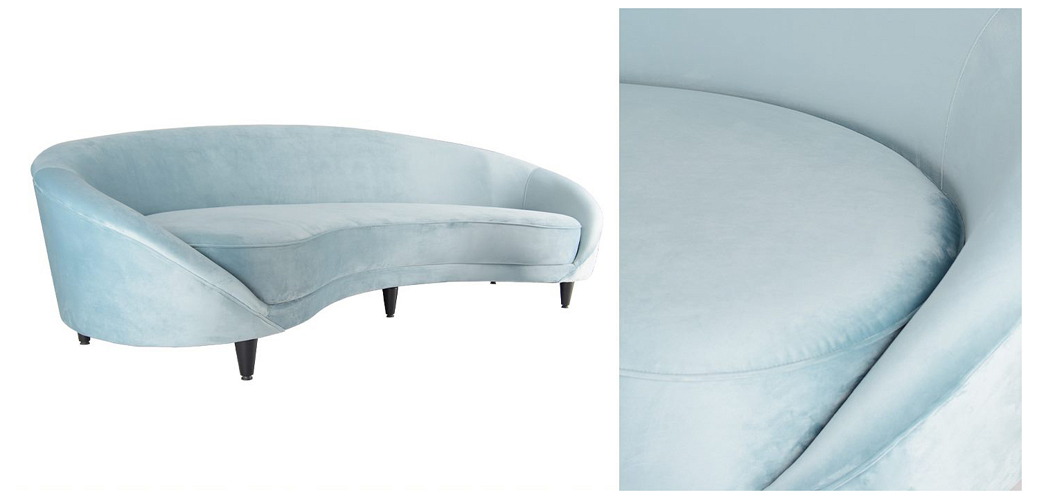 Диван Paulet Light Blue Sofa Диван Paulet Light Blue Sofa - Loft-Concept в Саратове