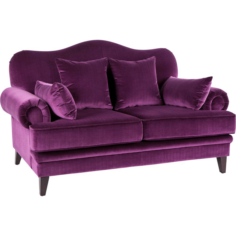 Диван Maria Teresa Sofa Purple Сиреневый Коричневый Диван Maria Teresa Sofa Purple Сиреневый Коричневый в Саратове | Loft Concept