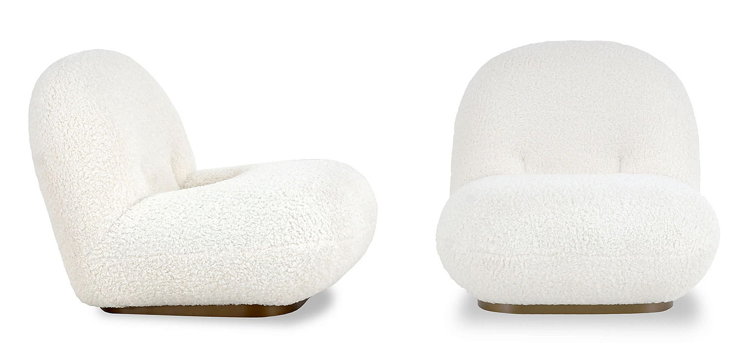 Кресло Herbie White Armchair Кресло Herbie White Armchair - Loft-Concept в Саратове