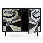 Буфет в гостиную с инкрустацией  Bone Inlay sideboard - 2 doors варинант исполнения - 3 | Loft Concept в Саратове