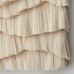 Светло-Бежевое Панно из нитей White Landscape Wall Hanging варинант исполнения - 1 | Loft Concept в Саратове