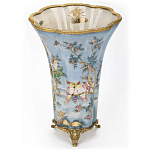 Фарфоровая ваза с изображением попугаев Eden Garden варинант исполнения - 3 | Loft Concept в Саратове