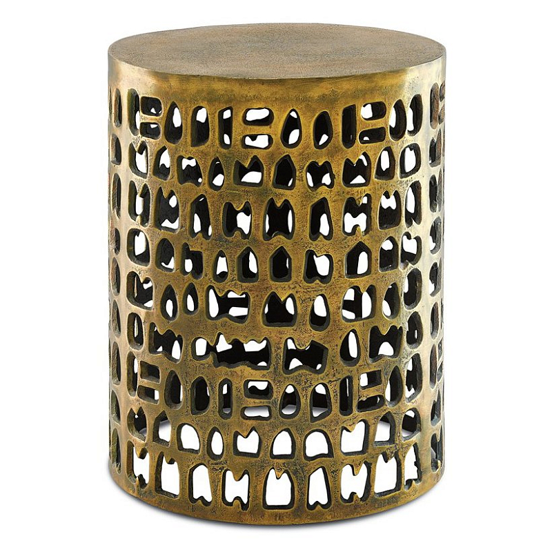 Приставной стол Alvar Accent Table Латунь в Саратове | Loft Concept 