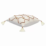 Подушка декоративная с геометрическим узором и кисточками Divine Abstractions варинант исполнения - 1 | Loft Concept в Саратове