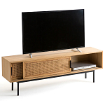ТВ-тумба с плетеным декором Tate Wicker TV Stand варинант исполнения - 3 | Loft Concept в Саратове