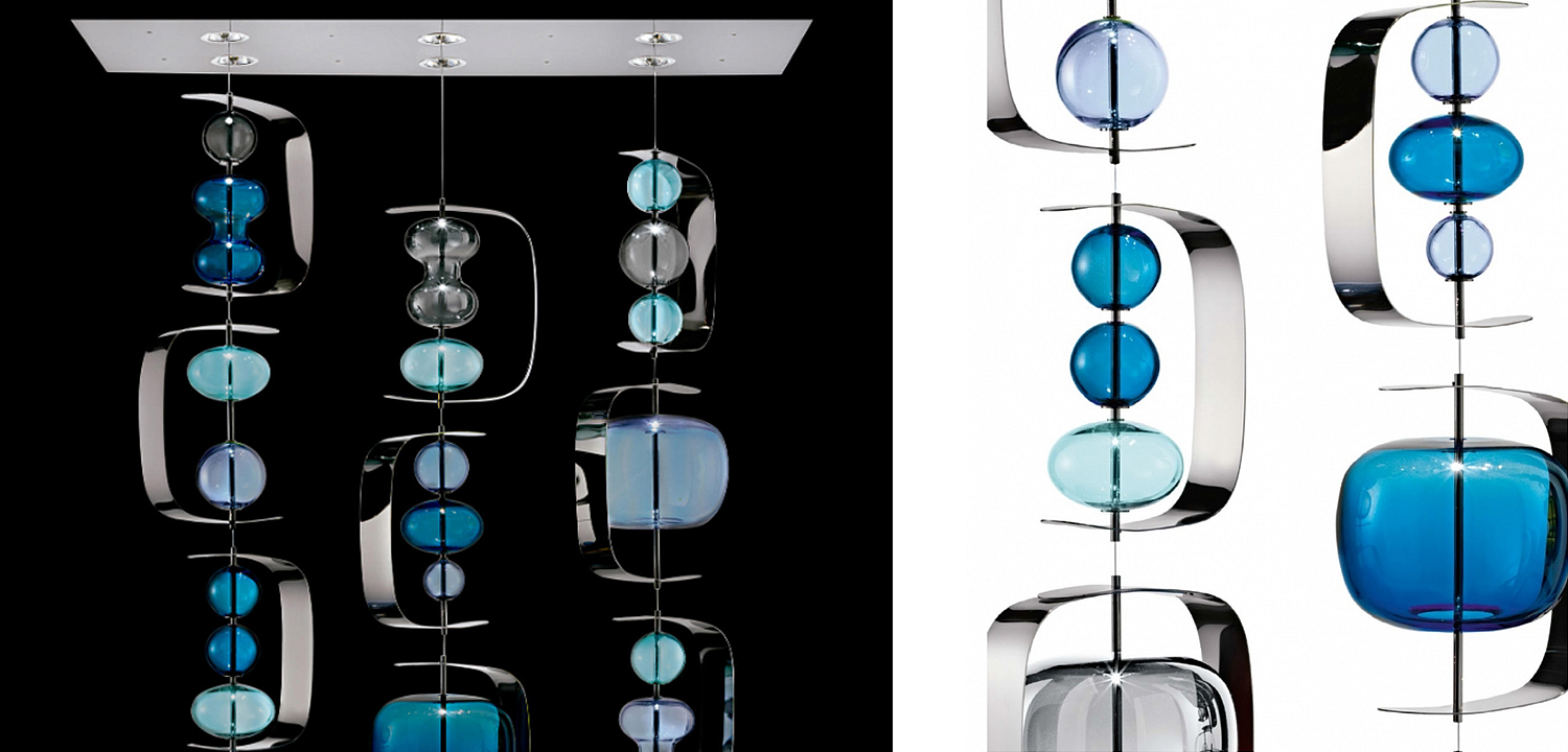 Светильник Barovier & Toso Manhattan Blue Светильник Barovier & Toso Manhattan Blue - Loft-Concept в Саратове