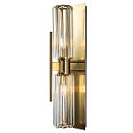 Бра с двумя хрустальными цилиндрическими плафонами Glass TUBE варинант исполнения - 2 | Loft Concept в Саратове