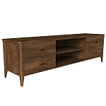 ТВ-тумба с 4-мя ящиками и полками из массива бука Tasteful Furniture варинант исполнения - 1 | Loft Concept в Саратове