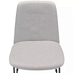 Стул мягкий светло-серый Chair Gray Runners варинант исполнения - 5 | Loft Concept в Саратове