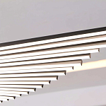 Люстра в виде распахнутых крыльев из тонких металлических планок Flight of Freedom варинант исполнения - 12 | Loft Concept в Саратове