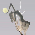 Торшер белая статуэтка Девушка Girl Carries Light Balls варинант исполнения - 2 | Loft Concept в Саратове