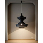 Подвесной вязаный черный светильник «Моника» варинант исполнения - 5 | Loft Concept в Саратове