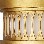 Потолочный светильник с фактурным золотым каркасом Exceptional Classic Design варинант исполнения - 2 | Loft Concept в Саратове