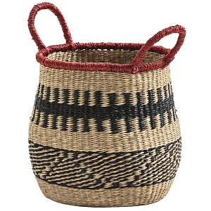 Круглая плетеная корзина Oyana Wicker Basket
