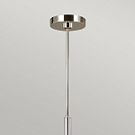 Люстра с 6-ю лампами на тонких изогнутых рожках в современном стиле Feiss варинант исполнения - 9 | Loft Concept в Саратове