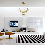 Люстра подвесная с 3-мя кольцевыми светодиодными лампами Catcher варинант исполнения - 2 | Loft Concept в Саратове