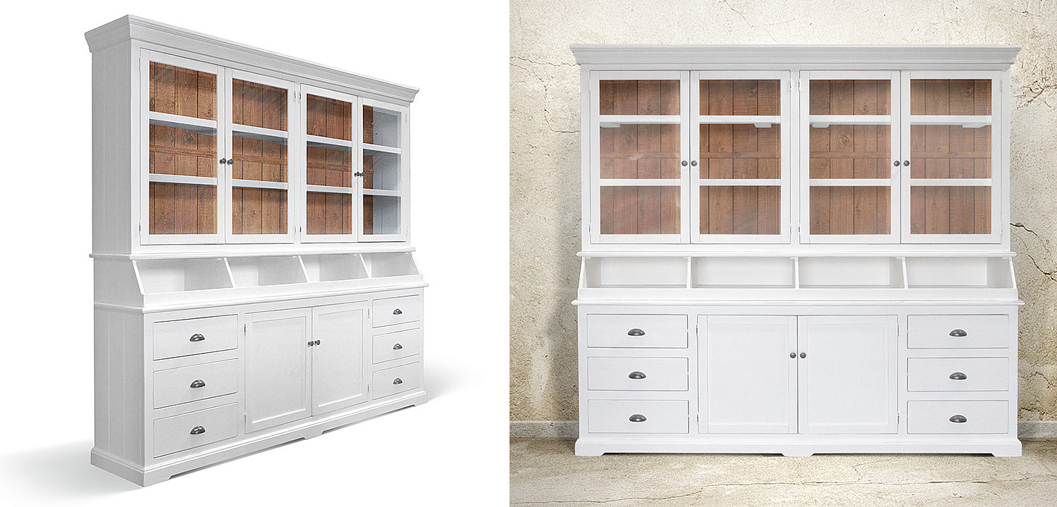 Шкаф Ruggerio Provence HARMONIE Glass Door big Шкаф Ruggerio Provence HARMONIE Glass Door big - Loft-Concept в Саратове