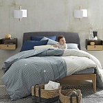 Бра из металла и дерева Ruell White Metal Wooden Wall Lamp варинант исполнения - 4 | Loft Concept в Саратове