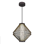 Подвесной светильник с плетеным металлическим каркасом Metal Interweaving варинант исполнения - 1 | Loft Concept в Саратове