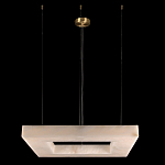 Люстра с квадратным каменным плафоном Calcite Square Light варинант исполнения - 2 | Loft Concept в Саратове