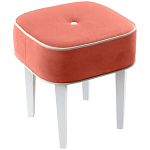 Квадратный мягкий пуф на белых ножках Winton Pouf Square варинант исполнения - 15 | Loft Concept в Саратове