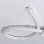 Люстра белого цвета с тремя изогнутыми светодиоидными плафонами Luke Lampco Tracer Lamp варинант исполнения - 8 | Loft Concept в Саратове