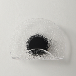 Бра из текстурированного прозрачного стекла с изогнутым краем Textured Glass  варинант исполнения - 4 | Loft Concept в Саратове