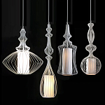 Подвесной светильник Wire Dream Pendant 3 Белый варинант исполнения - 1 | Loft Concept в Саратове