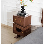 Тумбочка прикроватная с ящиком и дверцей Робот Robot Desk варинант исполнения - 4 | Loft Concept в Саратове