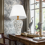 Настольная лампа с цветочной росписью Lamp Flower Painting варинант исполнения - 5 | Loft Concept в Саратове