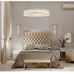 Бра с каскадом из прозрачного хрусталя и корпусом золотого цвета Constant Sparks варинант исполнения - 6 | Loft Concept в Саратове