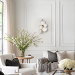 Бра с золотым основанием и 5-ю белыми шарообразными плафонами Bubble варинант исполнения - 4 | Loft Concept в Саратове