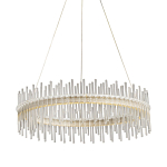 Люстра круглая с прозрачными стеклянными трубками 51 см Nembus варинант исполнения - 1 | Loft Concept в Саратове