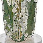 Настольная лампа керамическая с кремовым абажуром Scenic Column варинант исполнения - 2 | Loft Concept в Саратове