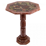 Кофейный стол из натуральных камней Лемезит и Яшма Natural Stone Tables варинант исполнения - 5 | Loft Concept в Саратове