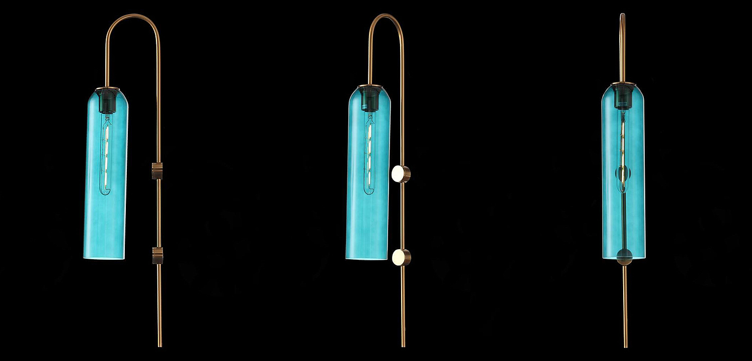 Бра ARTICOLO float Wall Sconce Blue Бра ARTICOLO float Wall Sconce Blue - Loft-Concept в Саратове